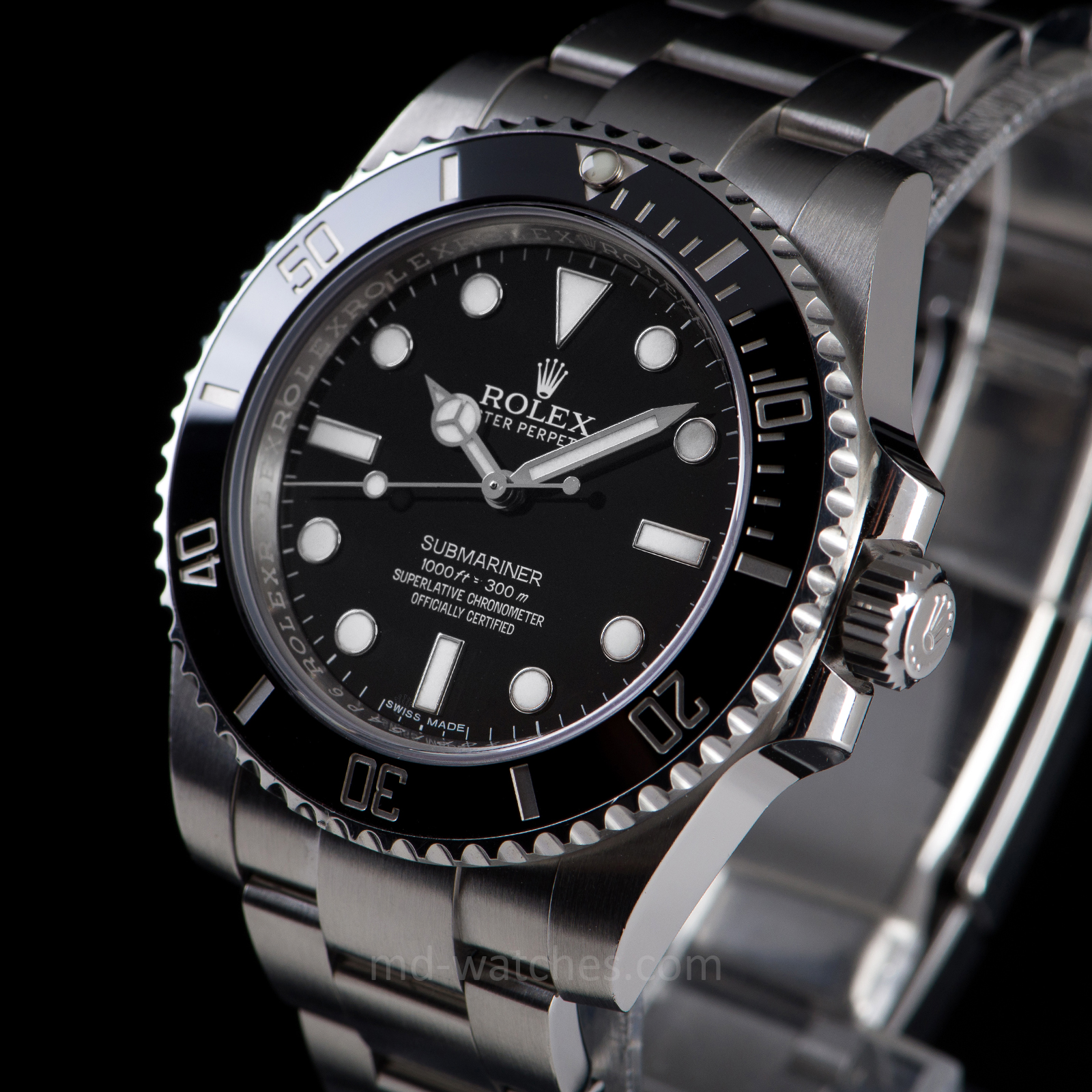 butiksindehaveren Pogo stick spring vrede Rolex Submariner "No date" Ceramic Ref.: 114060 - 40mm - MD Watches