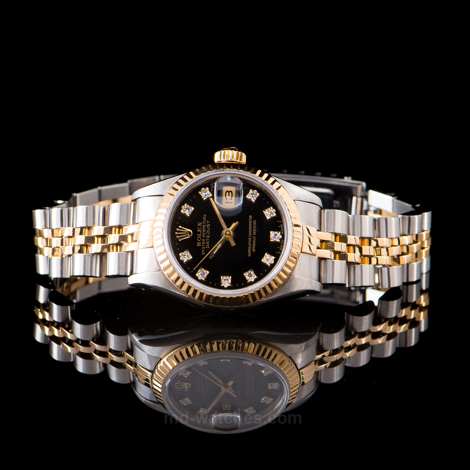 rolex oyster perpetual datejust black price